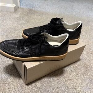 Golden Goose Ball Star Black Sneakers